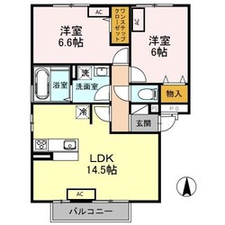 アヴェニール浜の物件間取画像